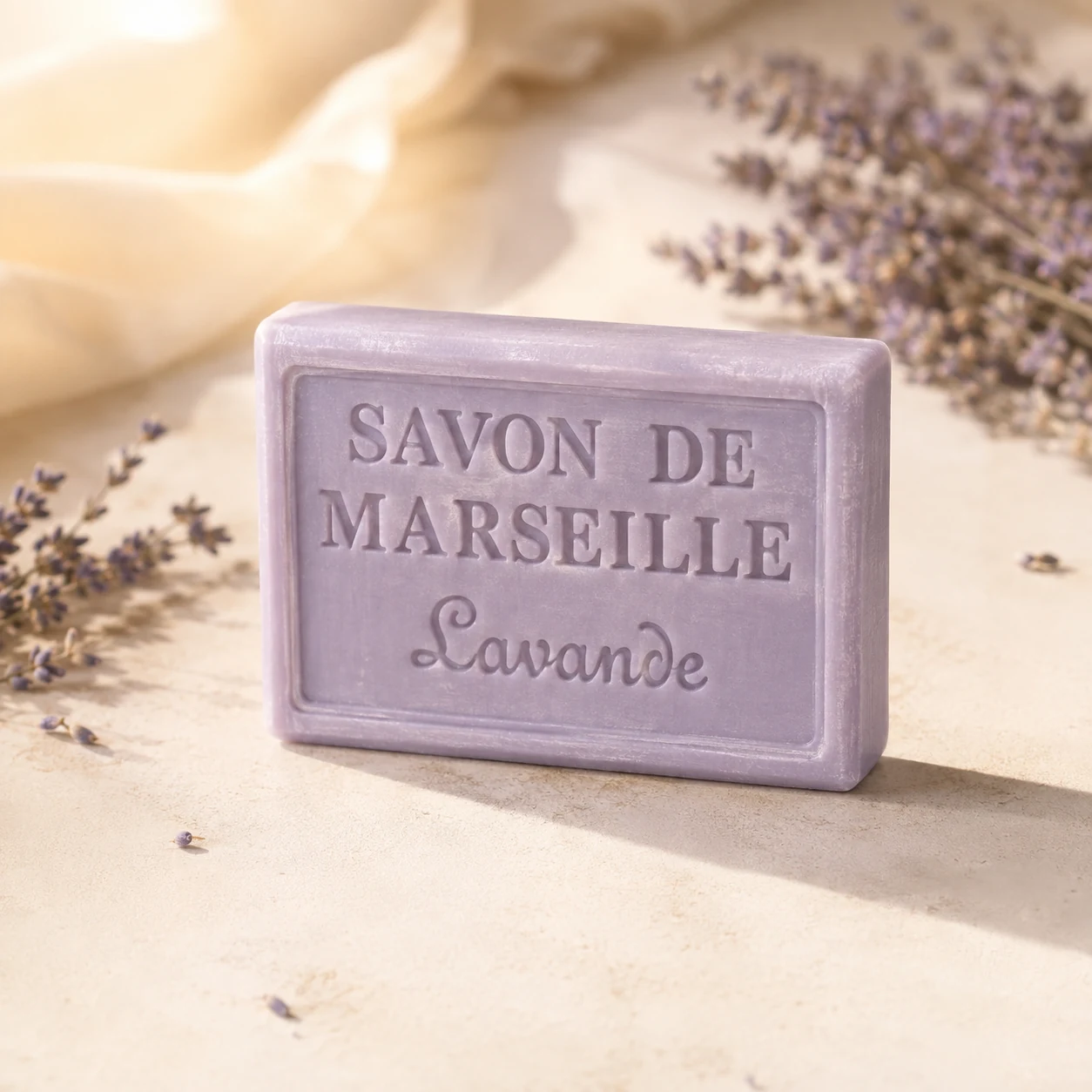 Petit savon léger à la lavande